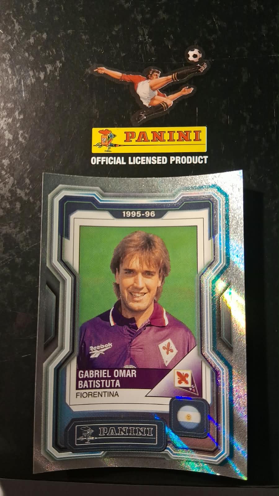 Gabriel Batistuta 1995-96: la figurina Panini che racconta una leggenda della Fiorentina